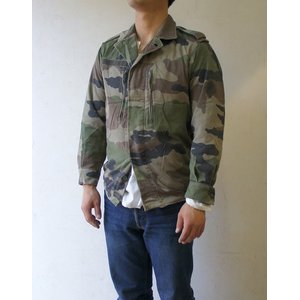 フランス軍放出 F2ジャケット JJ004UNWL CCEカモフラージュ(迷彩) ８０（ＸＳ相当）【中古】