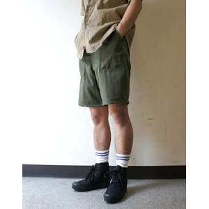 米軍放出 U.S.ファーティングパンツ ポリコットン ショート PS088UN サイズ28 【中古】