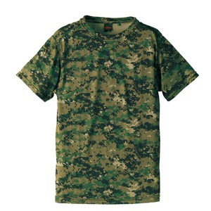 吸汗速乾ドライクールナイスカモフラージュＴシャツ(迷彩Tシャツ) CB6589 ピクセル XLサイズ