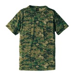 吸汗速乾ドライクールナイスカモフラージュＴシャツ(迷彩Tシャツ) CB6589 ピクセル XLサイズ
