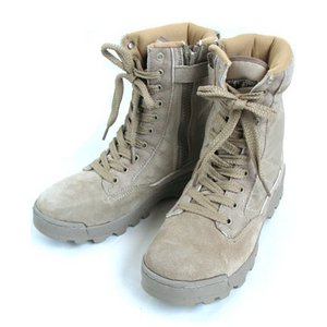 「SWAT」ＫＯＢＲＡサイドジッパーブーツ FB036YN サンド 6Ｗ 【レプリカ】