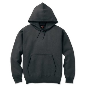 12.5ｏｚヘビーウェイト裏起毛プルパーカー 2220 チャコールグレー Mサイズ