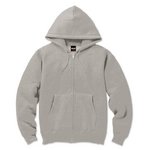 12.5ｏｚヘビーウェイト裏起毛フルジップパーカー 2221 ストーン XXLサイズ