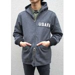 アメリカ空軍士官学校（ＵＳＡＦＡ）カデットメルトンウールパーカー コート JP058YN グレー L 【 レプリカ】