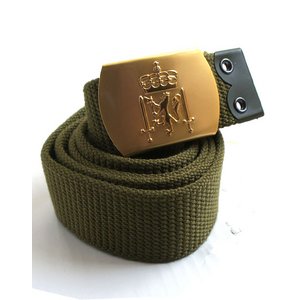ノルウェー軍放出 キャンパスベルト SB050NN オリーブ 【デットストック】【未使用】