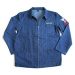 米軍 デニムスーペニアジャケット JJ151YNEM デニム刺繍 40(L)【レプリカ】