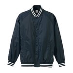 花粉症対策フッ素撥水加工スタジアムジャケット CB7054 ネイビー/ホワイト XL