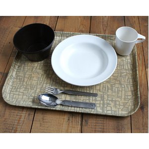 スウェーデン軍放出 グラスファイバートレー EE368NN グレー 【中古】