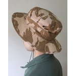 イギリス軍放出 デザートＤＰＭジャングルハット HH014NN 57ｃｍ（Ｓ相当）【デットストック】【未使用】