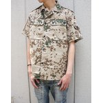 ドイツ軍放出　BWデザートフレックターン半袖シャツ　JS104UN　L 【中古】