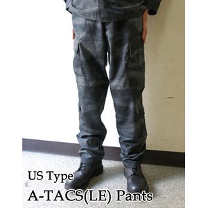 アメリカ警察 Ａ-ＴＡＣＳ（ＬＥ） ナイトカモフラージュ(迷彩) リップストップパンツPB033YN Mサイズ【 レプリカ】