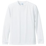 UVカット・吸汗速乾・シルキータッチロングスリーブＴシャツ CB5089 ホワイト M