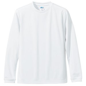 UVカット・吸汗速乾・シルキータッチロングスリーブＴシャツ CB5089 ホワイト XL