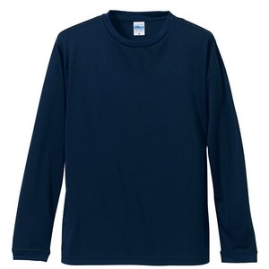 UVカット・吸汗速乾・シルキータッチロングスリーブＴシャツ CB5089 ネイビー M