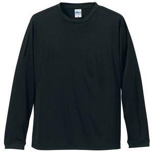 UVカット・吸汗速乾・シルキータッチロングスリーブＴシャツ CB5089 ブラック XL