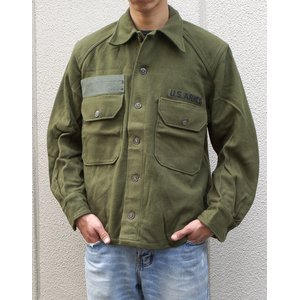米軍放出 U.S. コリアウール シャツ ワッペン付 JS010UN Ｍ 【中古】