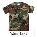 カモフラージュＴシャツ(迷彩Tシャツ) JT048YN ウッドランド Mサイズ