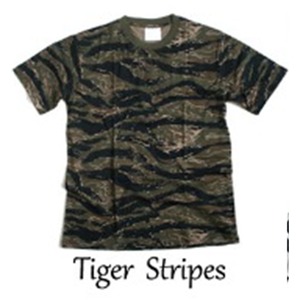 カモフラージュＴシャツ(迷彩Tシャツ) JT048YN タイガー XLサイズ