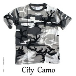 カモフラージュＴシャツ(迷彩Tシャツ) JT048YN シティーカモ Lサイズ