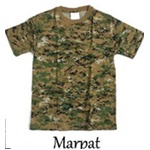カモフラージュＴシャツ(迷彩Tシャツ) JT048YN ＭＡＲＰＡＴ Mサイズ