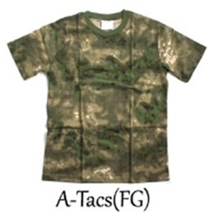 カモフラージュＴシャツ(迷彩Tシャツ) JT048YN Ａ-ＴＡＣＳ（ＦＧ） Mサイズ