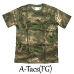 カモフラージュＴシャツ(迷彩Tシャツ) JT048YN Ａ-ＴＡＣＳ（ＦＧ） XLサイズ