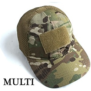 吸汗速乾！米軍タイプタクティカル最新鋭カモメッシュキャップ(迷彩帽子) HC044YN マルチ 【レプリカ】 