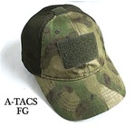 吸汗速乾！米軍タイプタクティカル最新鋭カモメッシュキャップ(迷彩帽子) HC044YN A-TACS(FG） 【レプリカ】 