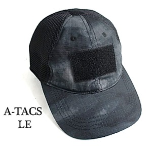 吸汗速乾！米軍タイプタクティカル最新鋭カモメッシュキャップ(迷彩帽子) HC044YN A-TACS(LE) 【レプリカ】 