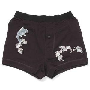 むかしむかし 立体和柄ボクサーパンツ S-2102 B／登鯉 L 【NP】