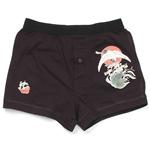 むかしむかし 立体和柄ボクサーパンツ S-2102 D／鶴亀鯛 XL 【NP】
