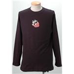 語れる立体和柄ロングTシャツ S-1542／鶴亀鯛 L