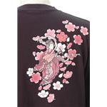 むかしむかし 和柄長袖Tシャツ 弁財天