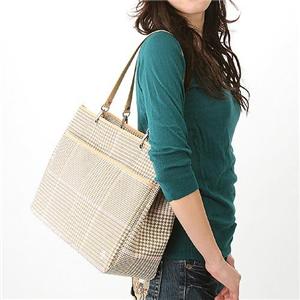 RALPH LAUREN ショルダートートバッグ　キャメル