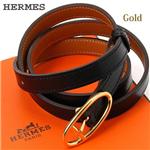 HERMES ベルト　ジャスティン ゴールド