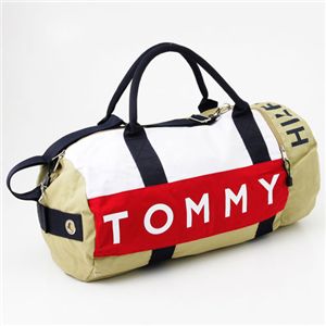TOMMY HILFIGER(トミーヒルフィガー)ボストンバッグ L500039 カーキー/ネイビー