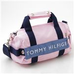 TOMMY HILFIGER(トミーフィルフィガー) マイクロミニダッフルバッグ MICRO MINI DUFFLE L200150-661・Pink×Slate Blue