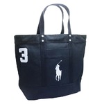 POLO RALPH LAUREN（ポロラルフローレン） キャンバス トートバッグ BIG PONY 04D POLO BLACK