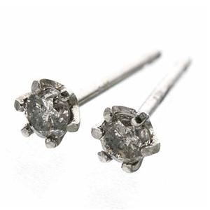 Pt900　0.1ctダイヤピアス 136798