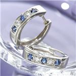 サファイヤダイヤモンドピアス