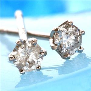 プラチナ900ダイヤ0.1ctピアス