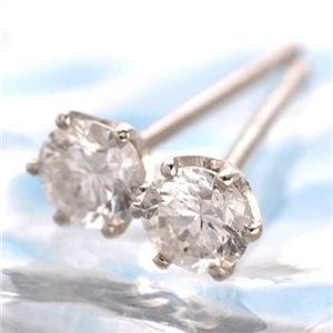 0.2ctプラチナダイヤピアス