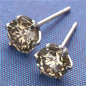 Pt900 0.7ctダイヤピアス