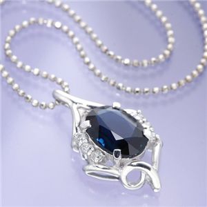 1.5ct サファイヤダイヤペンダント