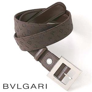 BVLGARI　ロゴマニアキャンバスベルト　22791