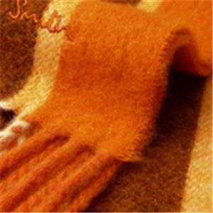 【美品】ポールスミス マフラー オレンジ PaulSmith （ポールスミス） マフラー 192F-S40 Orange系 通販