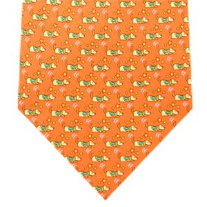 SalvatoreFerragamo (サルバトーレ・フェラガモ) ネクタイ N-FER-A00210 Orange系