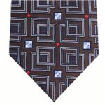 Ermenegildo Zegna (エルメネジルド ゼニア) ネクタイ N-ZEG-A00243 Brown系