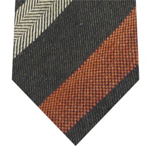 Ermenegildo Zegna (エルメネジルド ゼニア) ネクタイ N-ZEG-A00393 Brown系