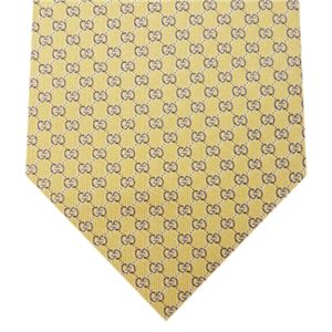 GUCCI（グッチ） ネクタイ Yellowシルク(JA) N-GUC-A01437
